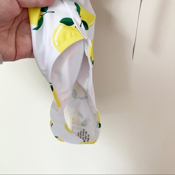 Nasty Gal Don't Be Bitter Lemon Plunge High Leg One Piece Swimsuit XS 0 NWT - Picture 8 of 14